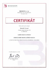 Banador - certifikát 3