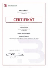 Banador - certifikát 4